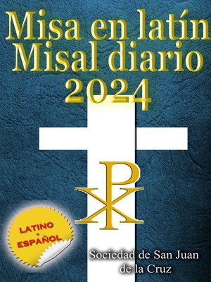 cover image of Misa en latín Misal diario 2024